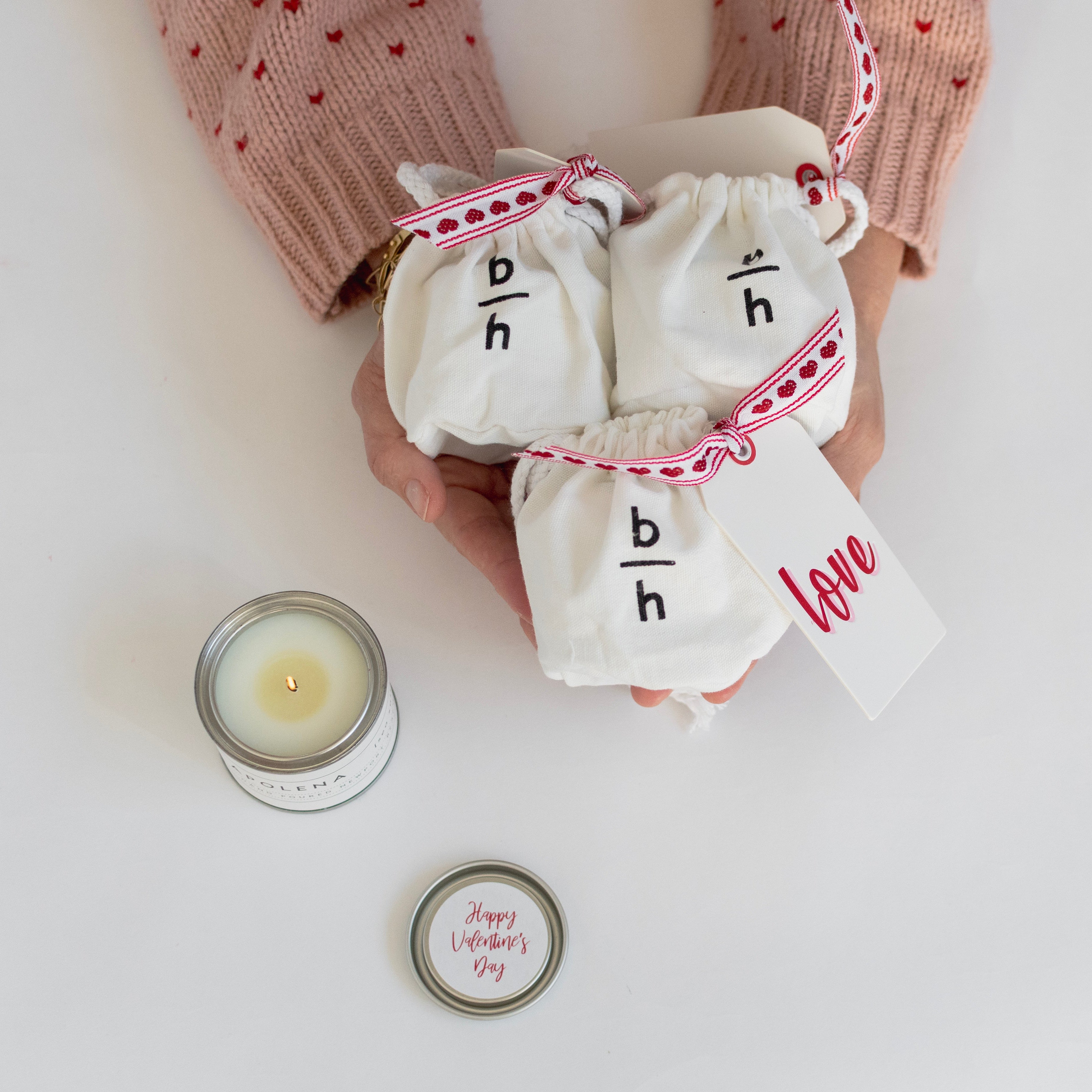 Valentine's Candle Gift Set
