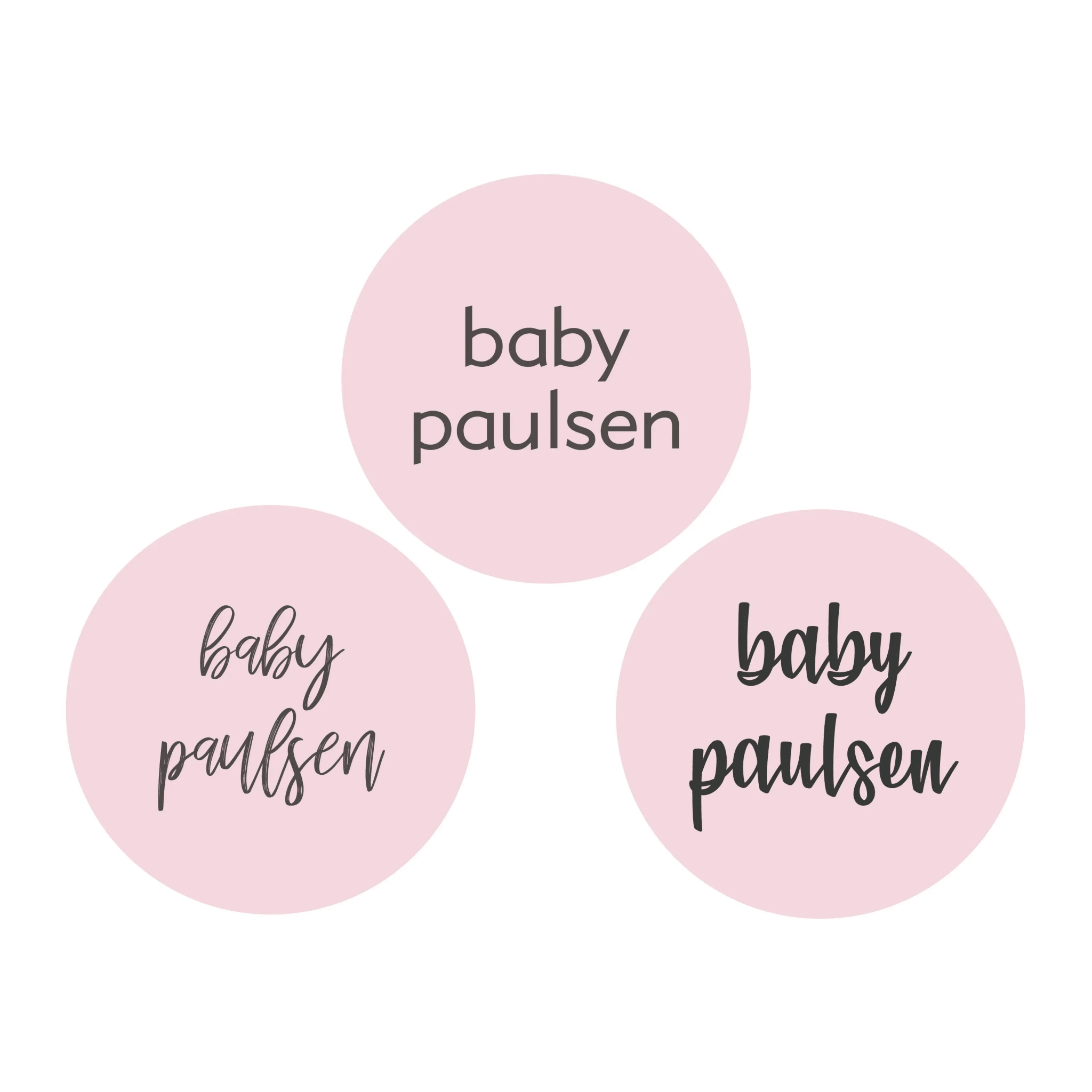 personalized baby shower candle label pink design options backhouse fragrances