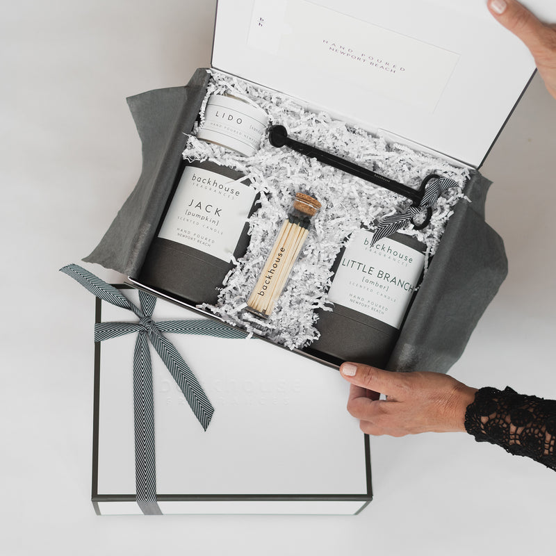 Scented Candles Luxury Gift Box | backhouse fragrances