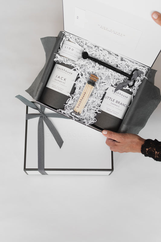 Scented Candles Luxury Gift Box | backhouse fragrances 