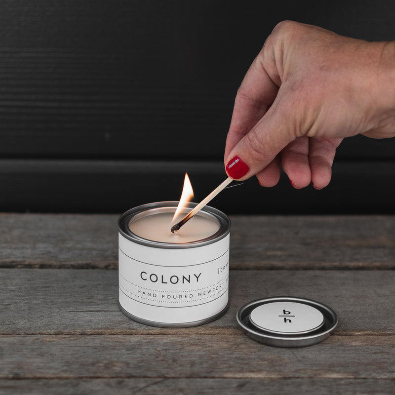 Mini Scented Candles | backhouse fragrances | cassis | modern tin can candle