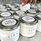 custom baby shower candle favors personalized label lido scent backhouse fragrances