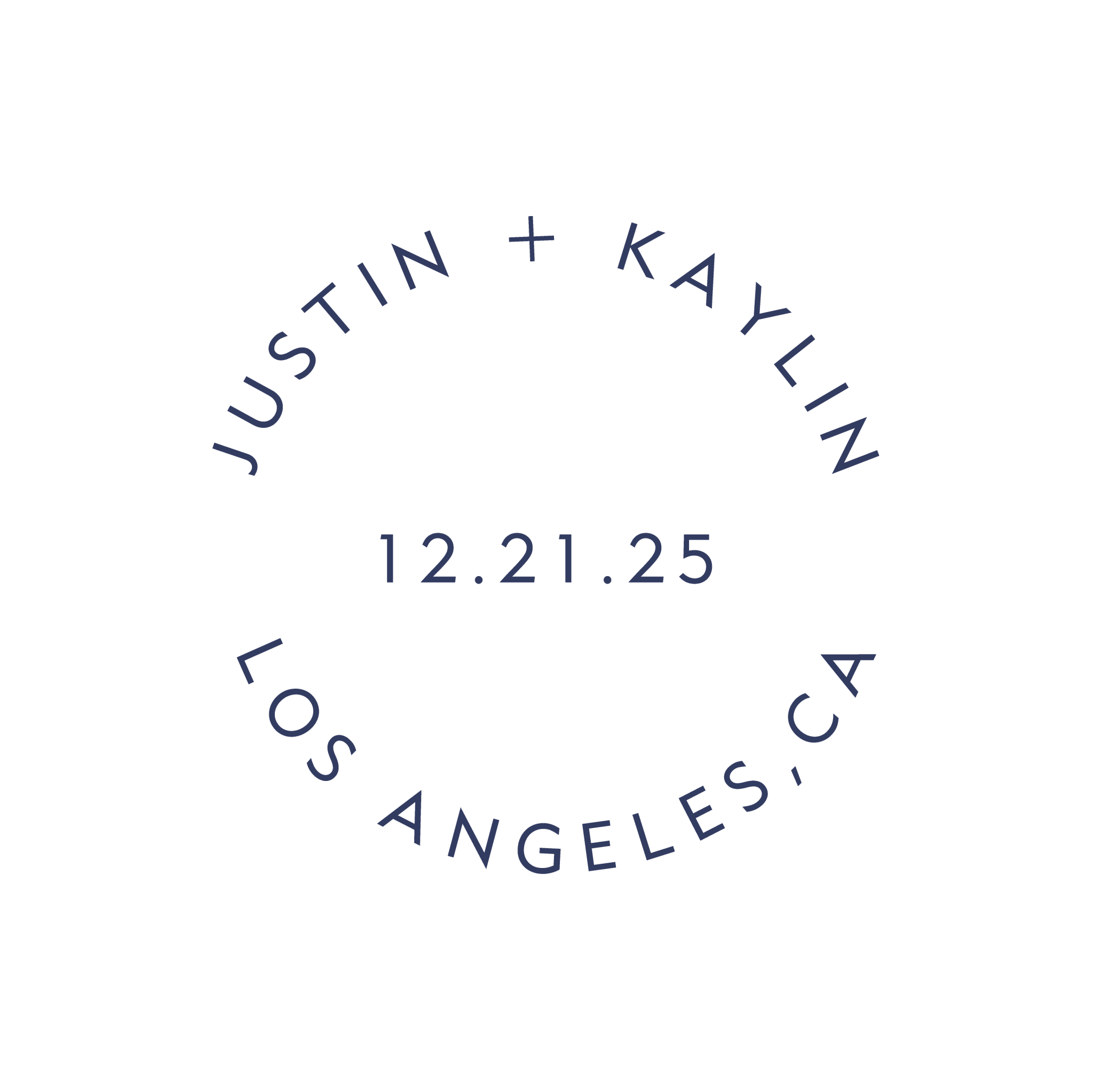 Personalized digital graphic for a Lido Newport Beach wedding candle lid featuring the couple's names, wedding date, and Newport Beach, CA location.