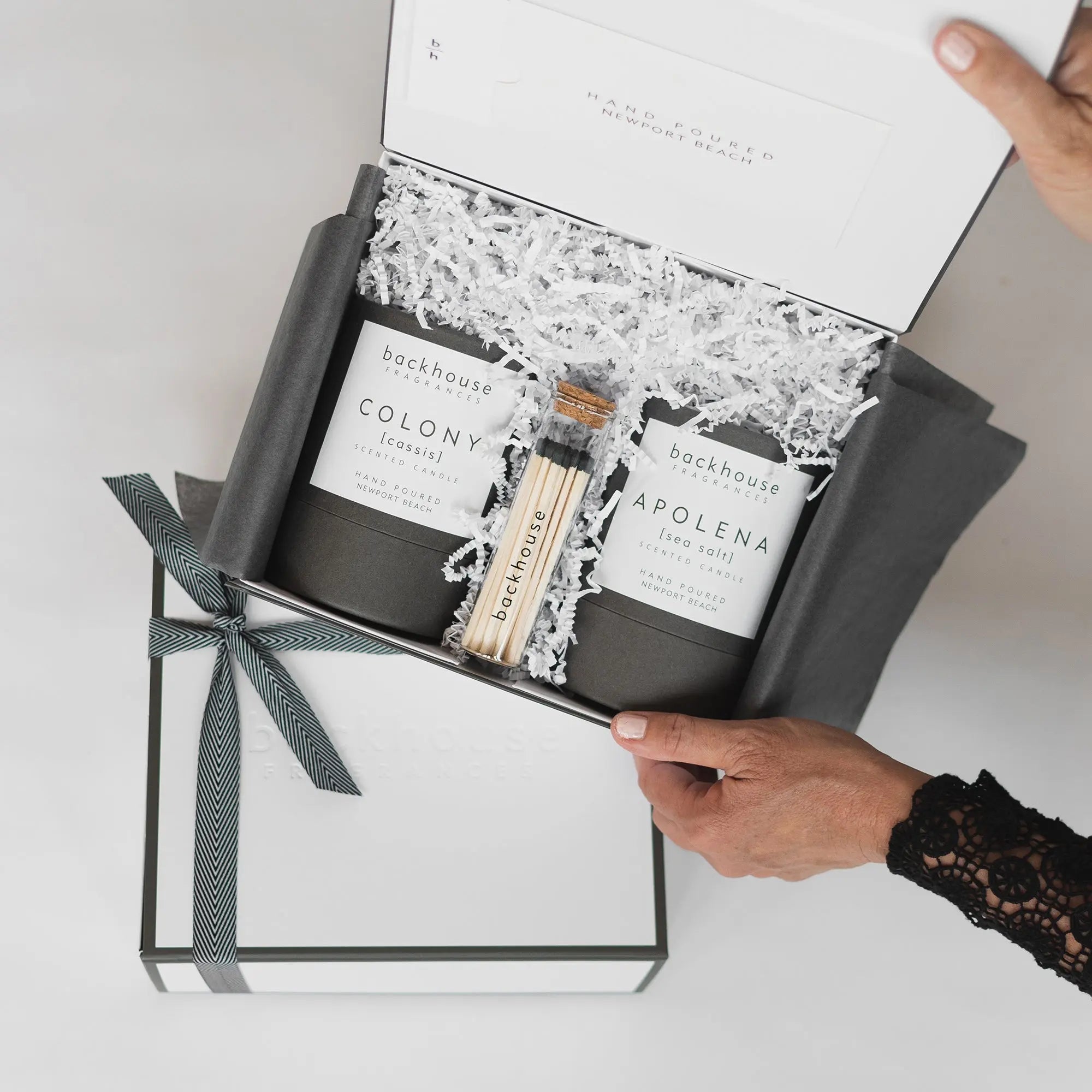 DOUBLE HURRICANE GIFT BOX-CORPORATE backhouse fragrances