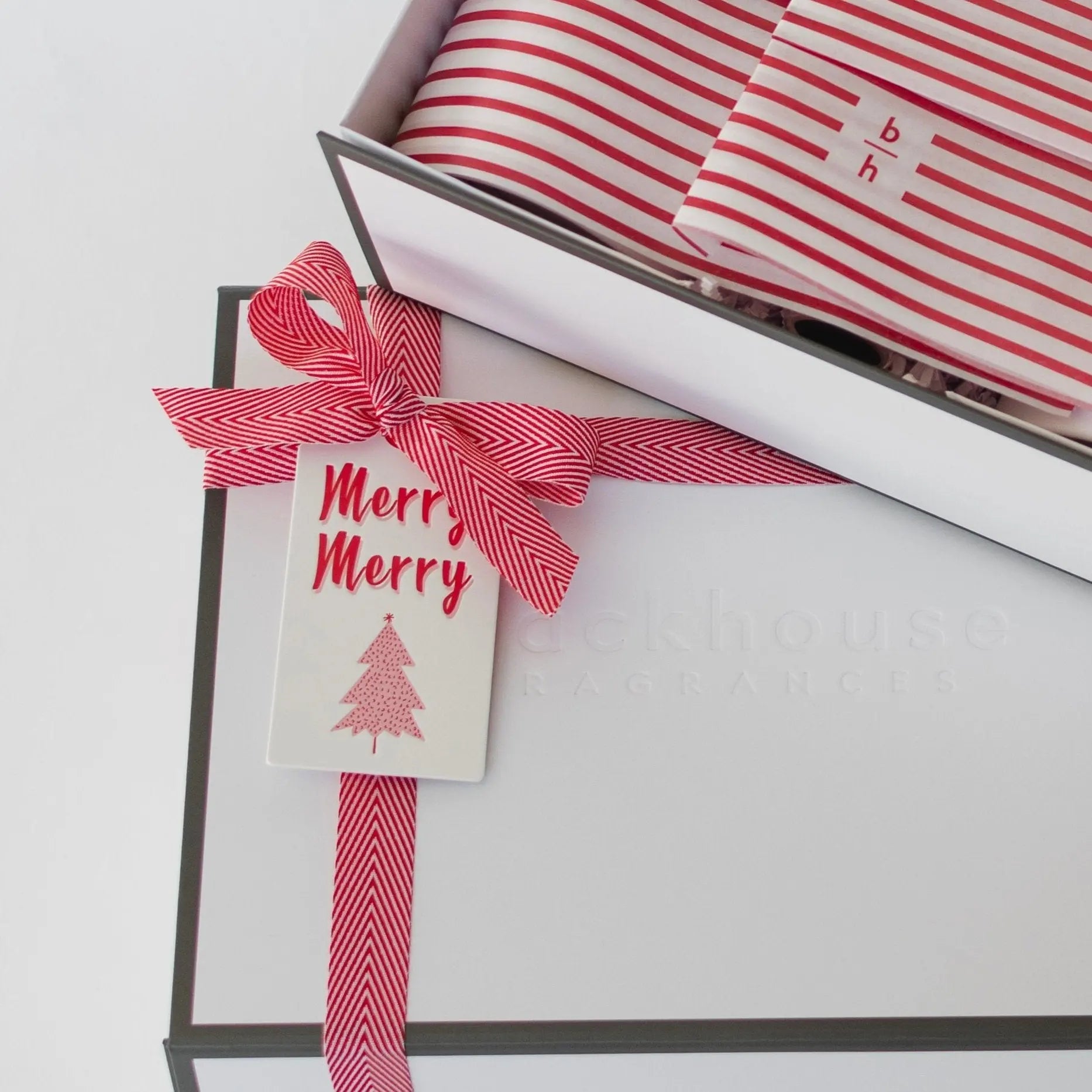 merry merry holiday gift tags hand-lettered backhouse fragrances