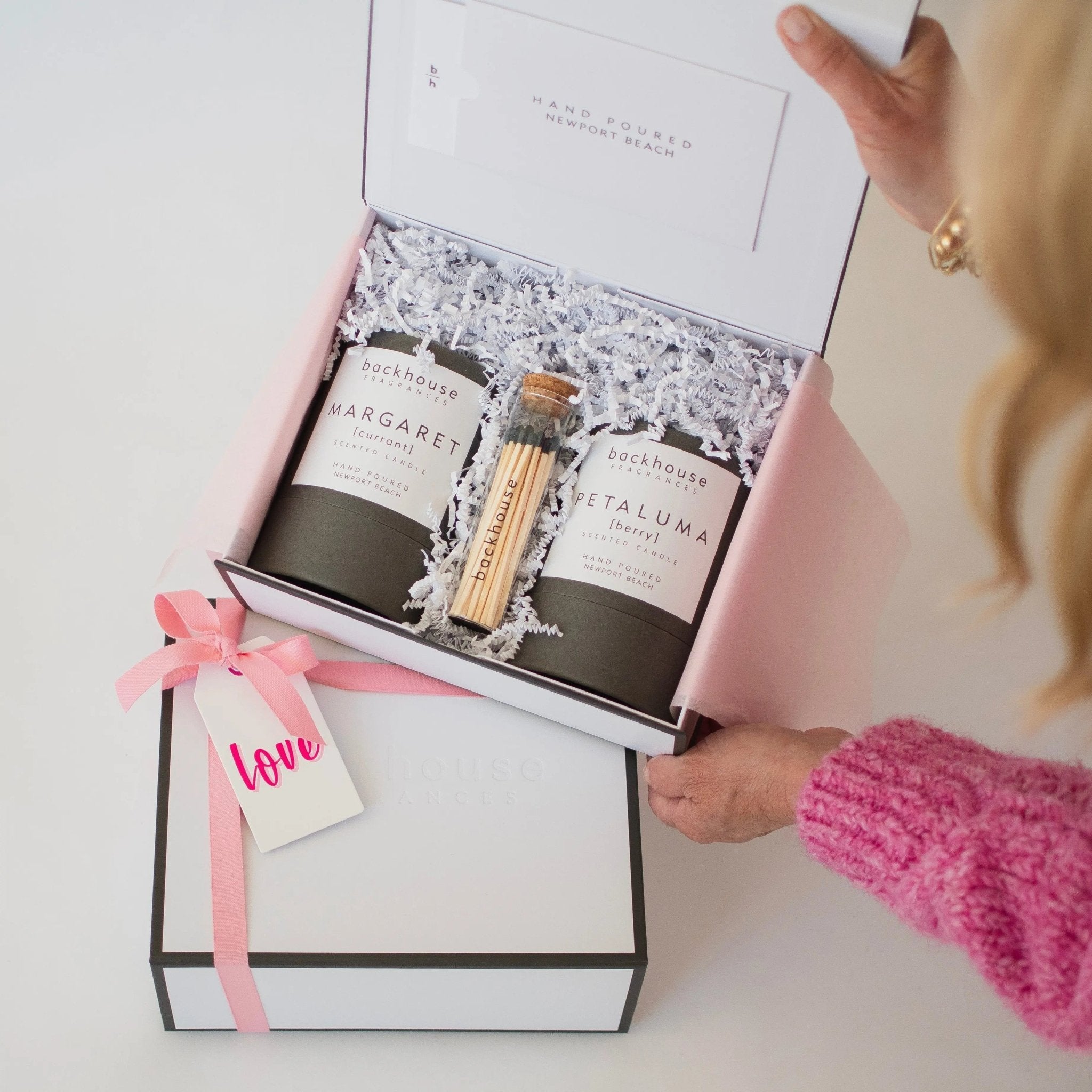 MOTHER'S DAY DOUBLE HURRICANE GIFT BOX backhouse fragrances