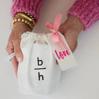 mother's day hurricane candle and canvas gift bag backhouse fragrances Newport Beach