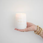 white and gold mr. douglas pine cedar scented candle backhouse fragrances Newport Beach