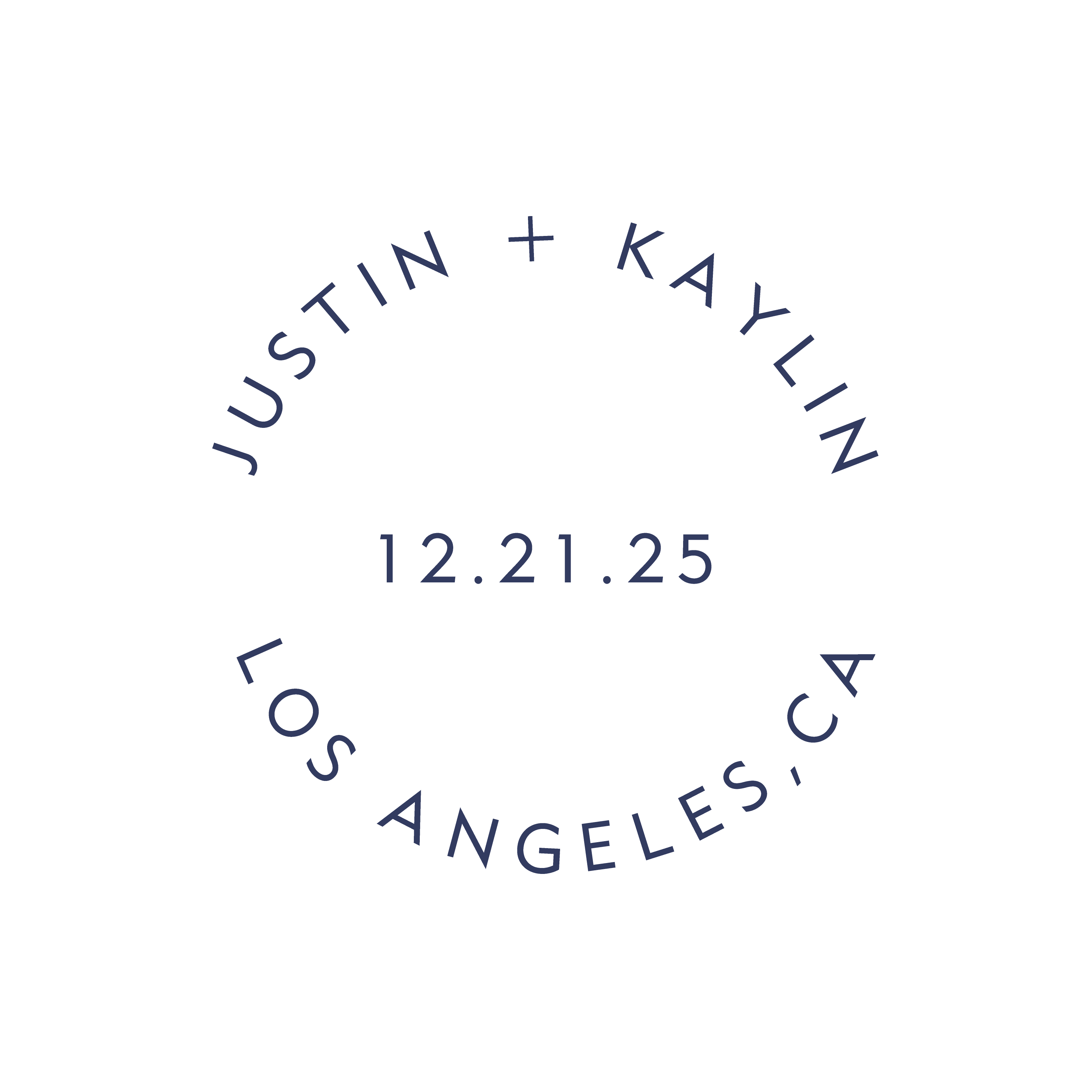 Personalized digital graphic for a Lido Newport Beach wedding candle lid featuring the couple's names, wedding date, and Newport Beach, CA location.