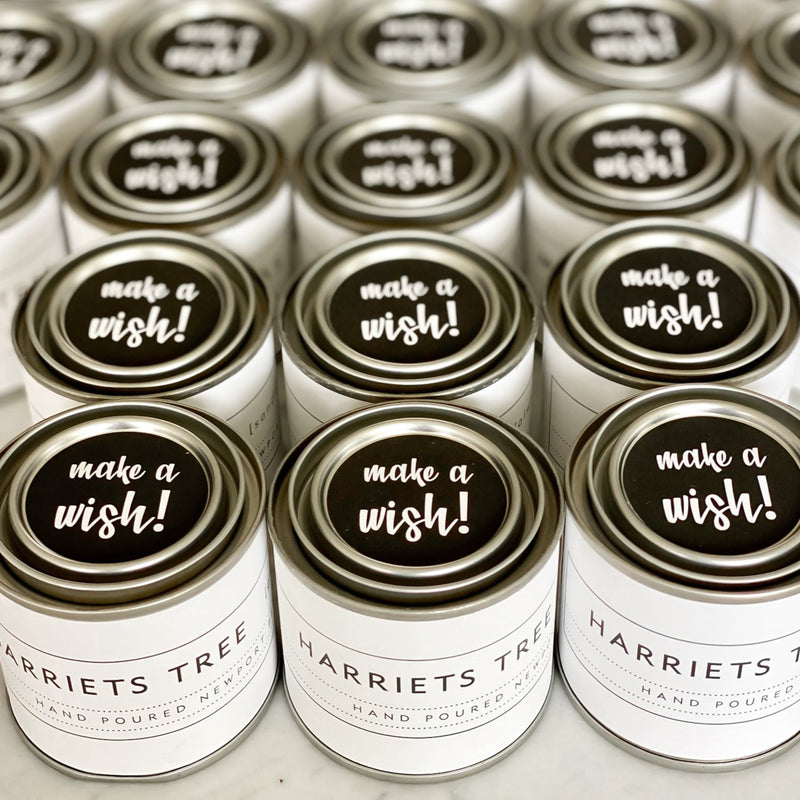 Custom Candle Birthday Party Favors | backhouse fragrances