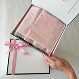 Mother's Day Gift Box | scented candles | pink tissue and ribbon | backhouse fragrances